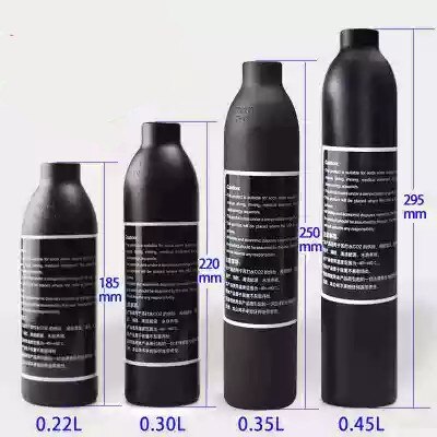 PCP Ʈ   HPA Ǹ  Ʋ 0.2L / 0.3L / 0.35L / 0.45L ũ 300bar 4500psi M18 * 1.5  6061 ˷̴ ձ/PCP Paintball Airforce HPA Cylinder Air Bottle